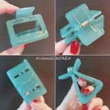 Южная Корея импортировала аксессуары для волос Aznavour AZ Рекомендуемое входной продажу Hollow Square Ins Hair CraSting 11 Colors