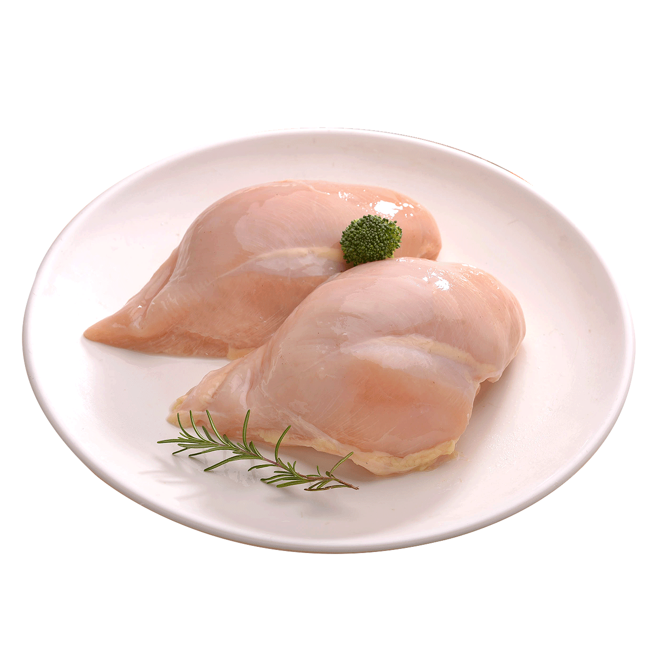 sh生鲜旗舰店圣华散养草鸡鸡胸肉500g*2袋新鲜冷冻鸡脯肉健身代餐水煮低脂0