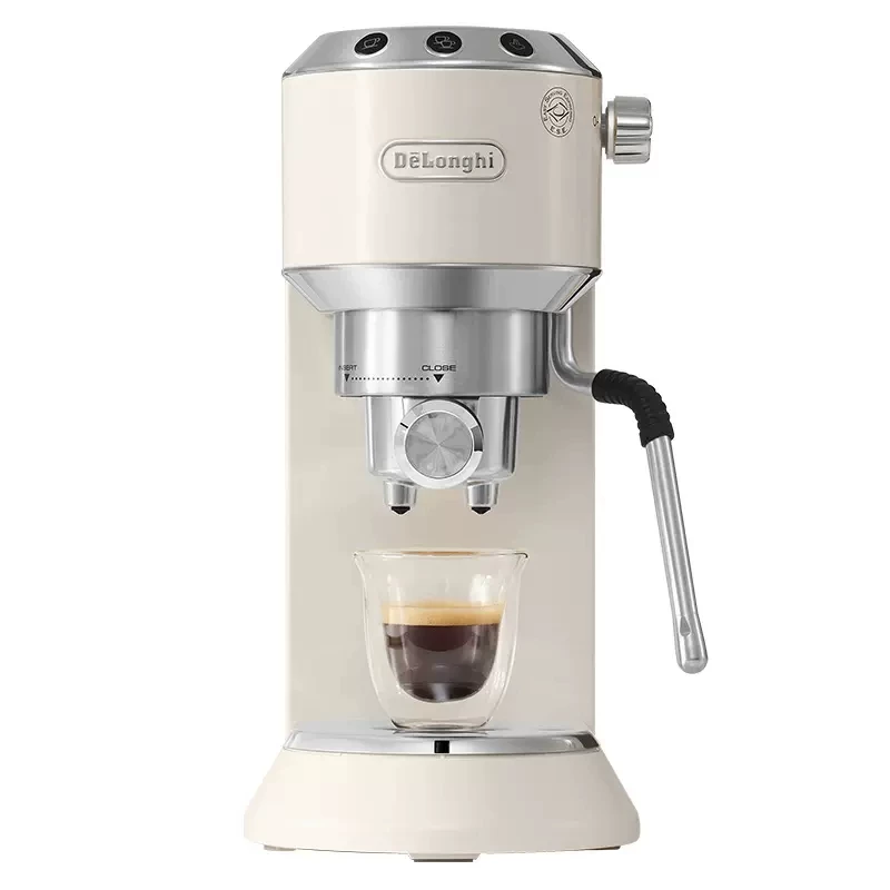 Кофеварка эспрессо Delonghi/ EC885.CR полупомповая бытовая эспрессо-машина с вспениванием молока, латте-арт