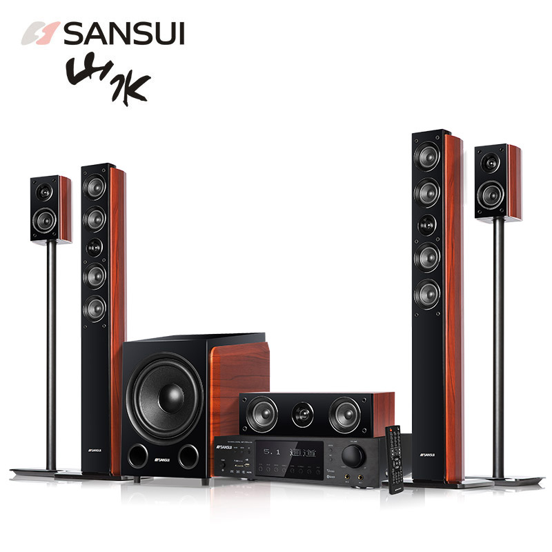家庭影院音响套装家用电视客厅环绕组合音箱 5.1 F8 山水 Sansui 家庭影院音响套装家用电视客厅环绕组合音箱 5.1 F8 山水 Sansui