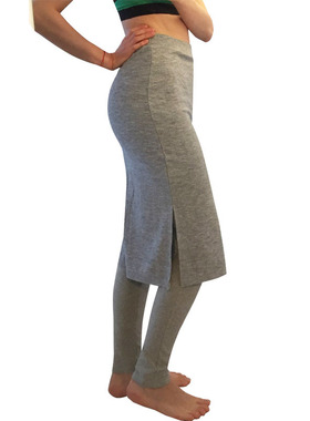 New pants plus size leggings women's slit hip skirt culottes