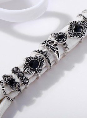 15pcs/set hand ornament trend finger ring female joint rings