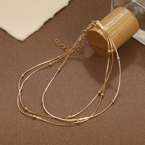 New three-layer anklet foot chain set accessories欧美脚链饰 - 图2