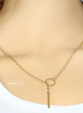 Women necklace jewelry Collarbone chain accessories欧美项链