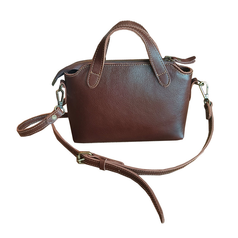 手工复古简约植鞣头层牛皮横款手提小方包原创女士单肩手机斜挎包,淘宝优惠券,粉丝福利购,淘宝优惠卷