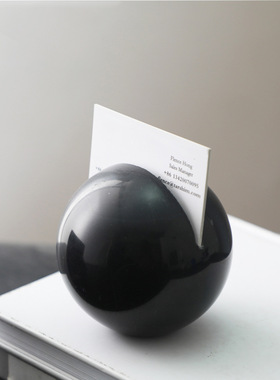 简约现代办公马赛克人物名片底座