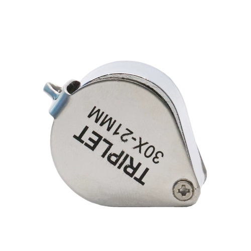 Портативная складная детская лупа для школьников, монеты для пожилых людей из нефрита, ювелирное украшение, увеличение в 30 раз, 21mm