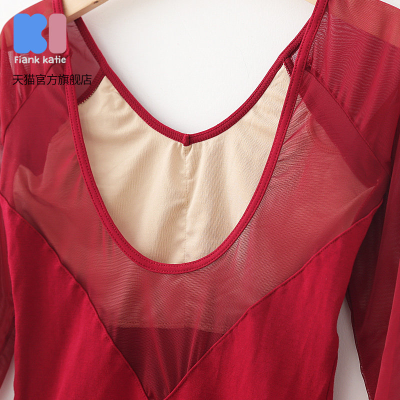 成人舞蹈服装女练功服现代舞连体衣 fiankkatie芭蕾舞服