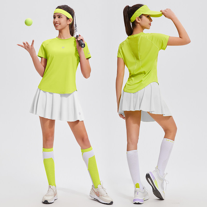 科里芙运动半身裙套装女夏跑步瑜伽健身网球裙专业训练透气速干衣,淘宝优惠券,粉丝福利购,淘宝优惠卷