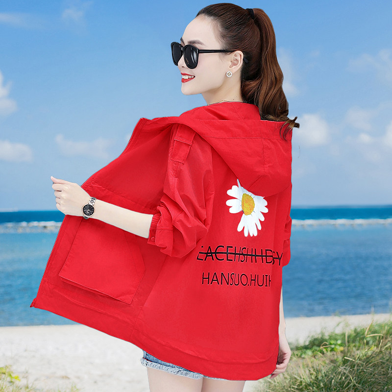 夏季2020新款韩版宽松带帽薄防晒衣 不一般服饰短外套