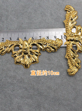 金色树叶相框diy手工铁质