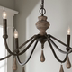 Villa B&B soft decoration retro chandelier