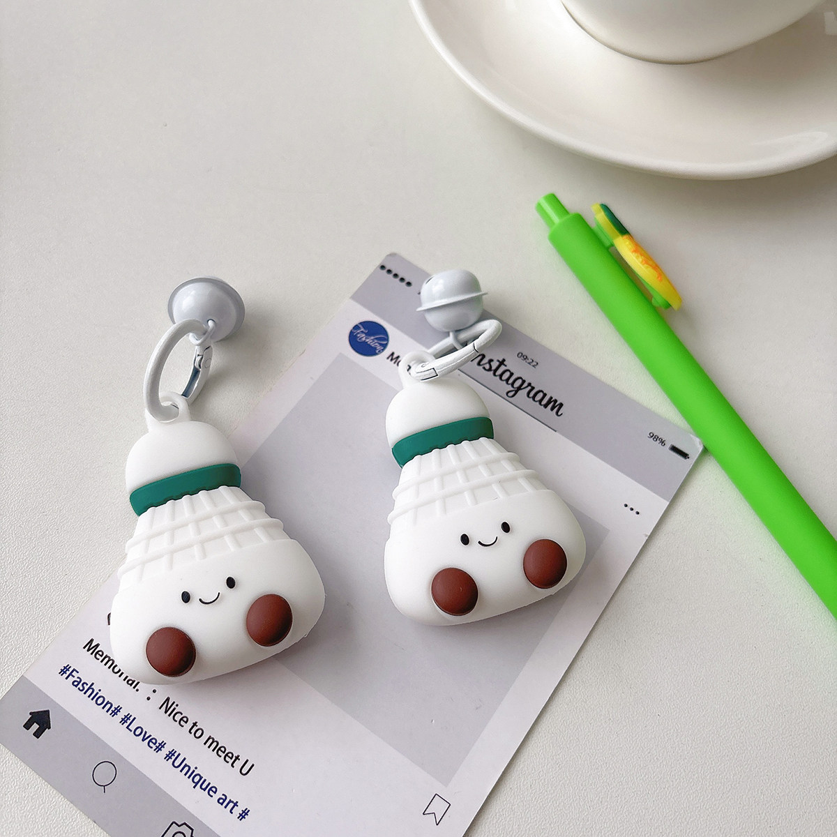 羽毛球适用苹果airtags追踪器保护套AirTag硅胶防丢器带铃铛软壳,淘宝优惠券,粉丝福利购,淘宝优惠卷