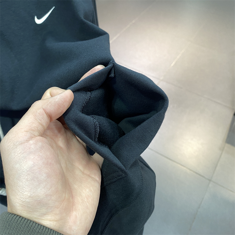 正品NIKE耐克男子加绒保暖连帽运动休闲长袖套头衫卫衣FV4027-010 - 图1