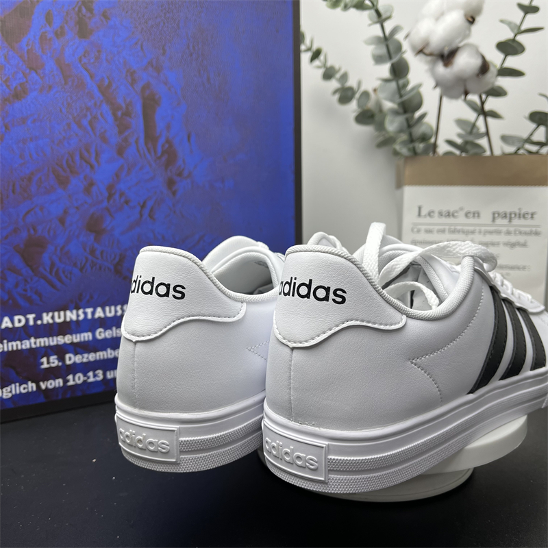 Adidas阿迪达斯板鞋男子春季款NEO低帮系带耐磨运动休闲鞋 DB0160 - 图1