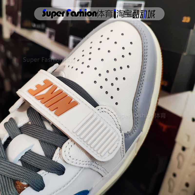 正品AIR JORDAN LEGACY AJ312 男灰白蓝复古篮球鞋板鞋HF0746-041 - 图2