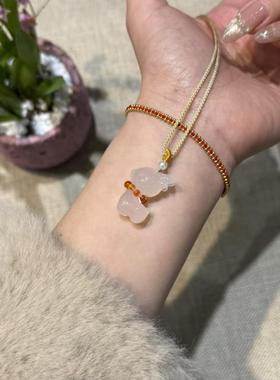 玉阅珠宝一鹿有你一路高升吊坠