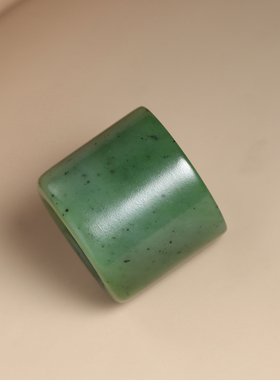 天然和田玉碧玉扳指素面男女款