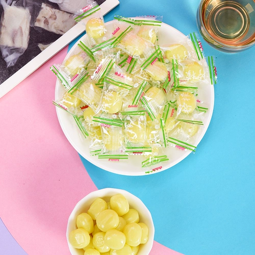 零趣 Белый персик лимонный Berdles Frimation Hard Sugar Wedding Celebration Candy Дети Случайный подарок с закусками SFF
