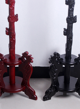 2米九龙禅杖实木雕刻法器