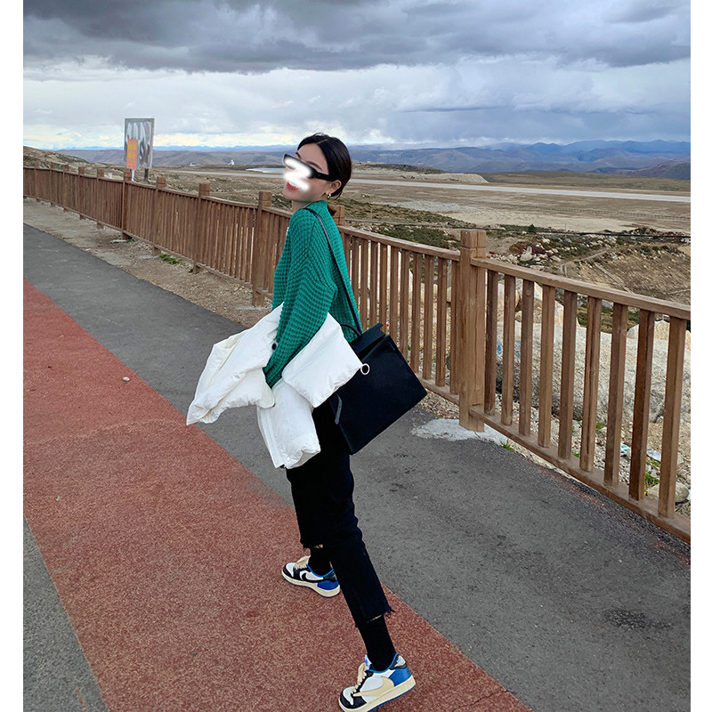 150加厚加绒牛仔裤女八分145 莎塔俪牛仔裤