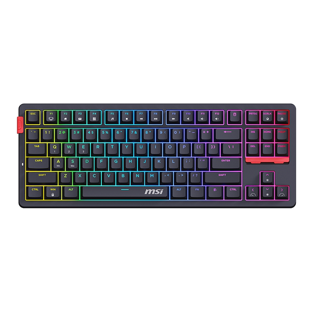 MSI GK300W wireless three-mode 88-key mechanical keyboard