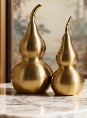 福禄里富贵金葫芦铜制