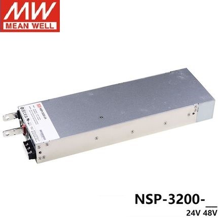 NSP-3200-24/48V台湾明纬开关电源3200W输出替DPU-3200/RSP-3000 - 图0