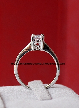 超闪四爪镂空婚礼新娘配饰戒指