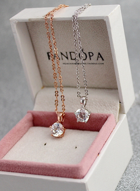 八心八箭五爪克拉钻石通勤款项链