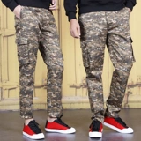 Камуфляжные рабочие демисезонные штаны, износостойкие повседневные брюки, свободный крой