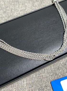 Fred斐登白金链条可替换手链