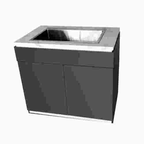 水槽展架菜盆展示柜卫浴水槽展示架龙头展台移动抽拉洗菜盆柜定制 - 图3