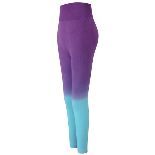 Lanwen Fashionable Personalized Gradient Color Tight Fitness Trousers