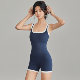 Arashi pattern jumpsuit seamless European and American yoga clothing with chest pad