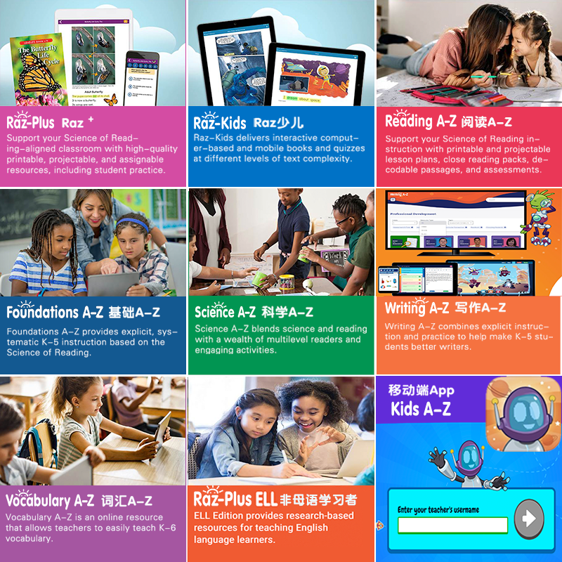 SAZ RAZ Plus分级阅读绘本Vocabulary拼读全系列原版正版kidsA-Z-图1