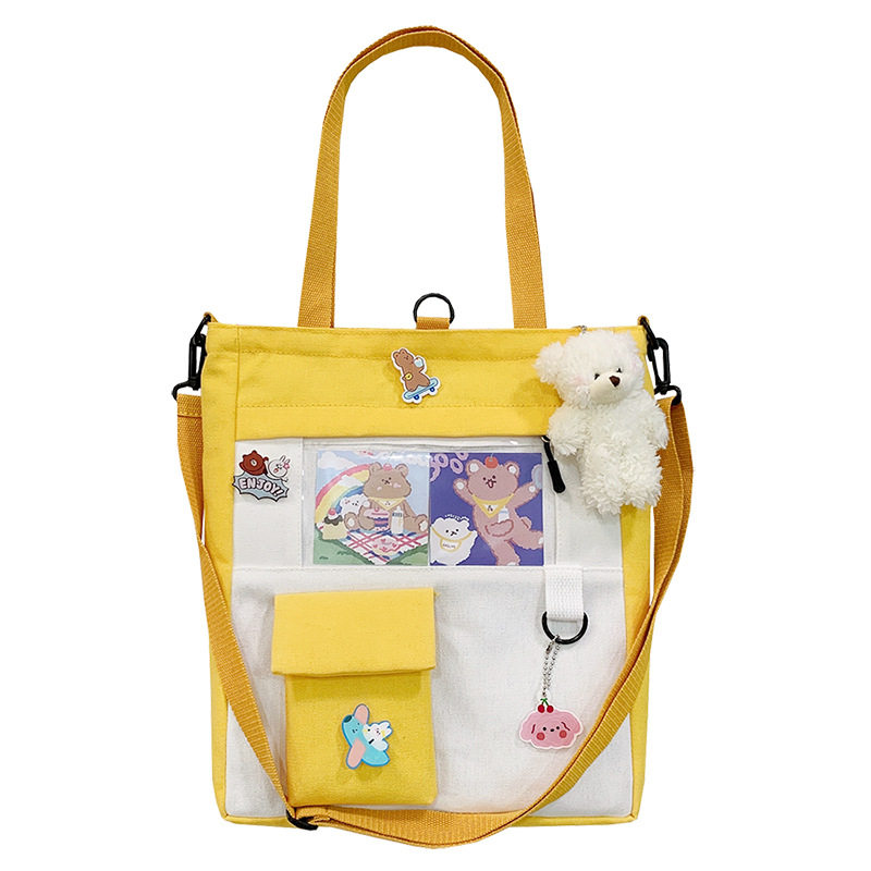 女夏手提包学生文艺拎2021帆布包 umitbenan女士包袋