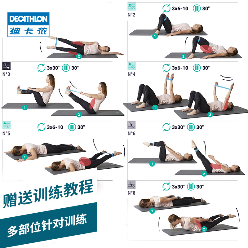 exercise band decathlon