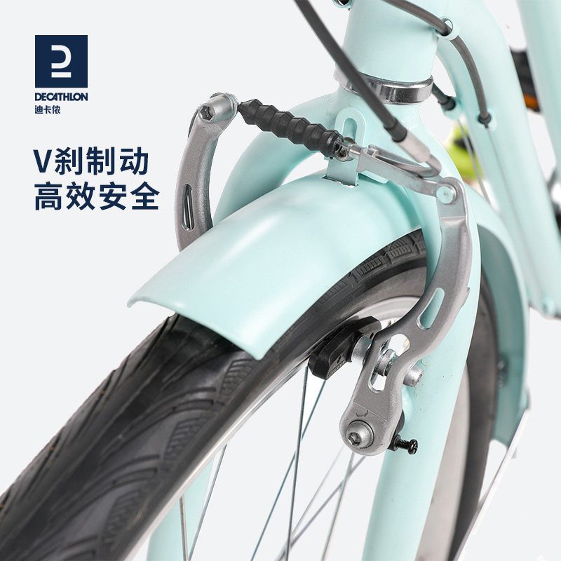 迪卡侬城市28寸男26寸女休闲自行车 迪卡侬轻便车/通勤自行车
