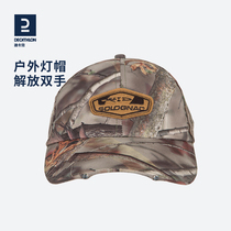 Di Cannon men and women outdoor night fishing LED Duck Tongue Cap Lighting Hat headlights Light hat Search deer Guest OVHU