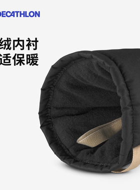 迪卡侬防水保暖骑行滑雪手套