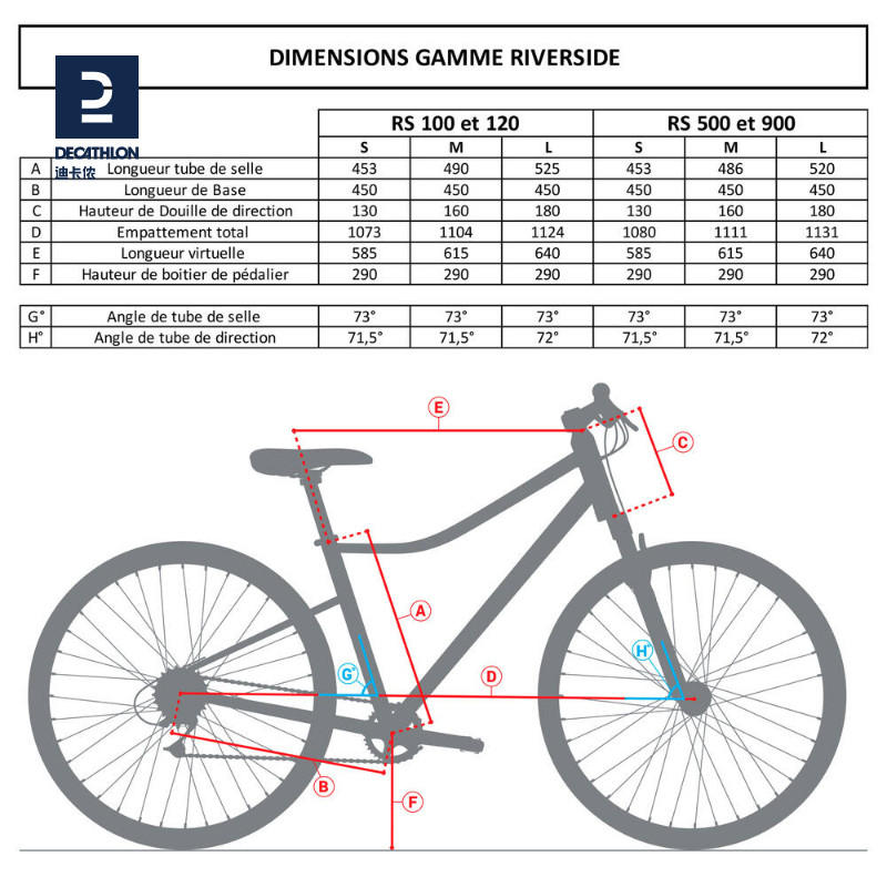 迪卡侬城市通勤riverside100自行车 迪卡侬轻便车/通勤自行车