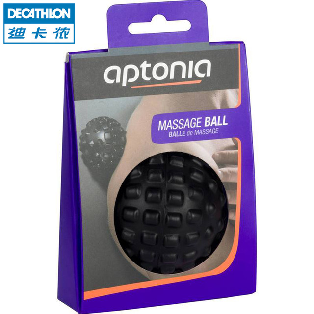 Decathlon fascia ball relaxes muscle massage ball soles of foot, shoulder neck elastic bodies fitness handball health ball Eny0