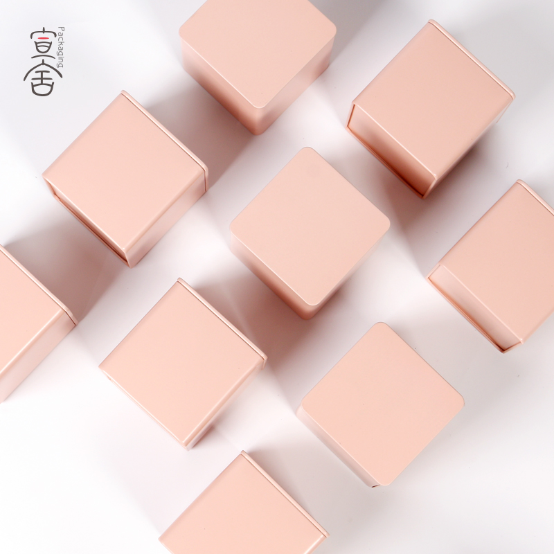 方形马口铁茶叶罐茶叶铁罐纯色花茶小号单枞包装罐密封咖啡豆铁盒 - 图1