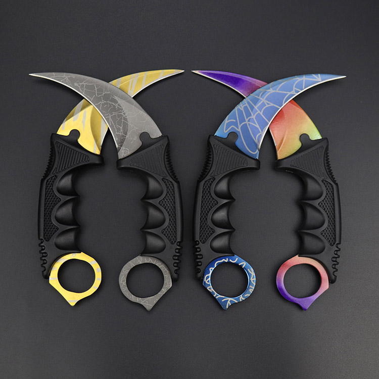 Csgo peripheral game physical model claw knife thickened metal toy claw knife alloy practice non-edged figure