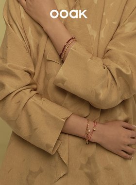 OOAK女油画肌理灵动泡沫手链首饰