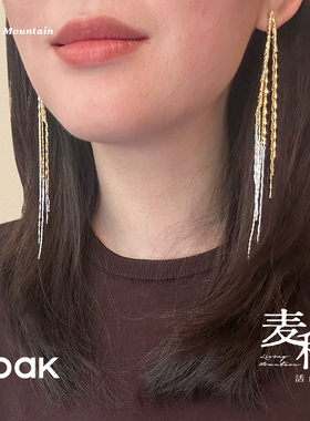 ooak18k镀金锆石闪耀项链