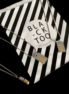 复古趣味配饰钛钢项链