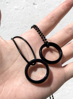 小众玛瑙吊坠项链玉髓