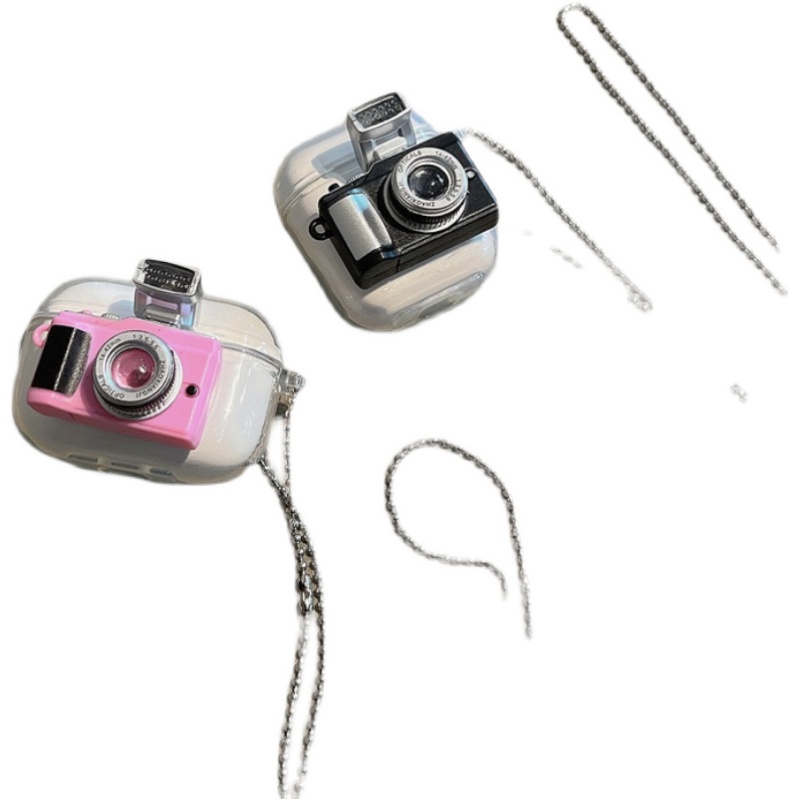 复古闪光相机适用荣耀Earbudsx6保护套x2无线蓝牙x8耳机壳x7lite硅胶x5spro保护壳3pro防摔x5i软壳x5e潮牌x3i - 图3